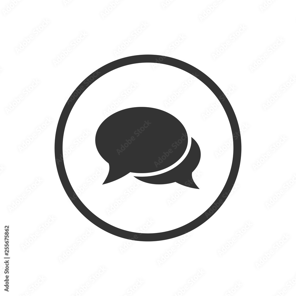 chat bubble speech vector design template chat bubble speech vector design template