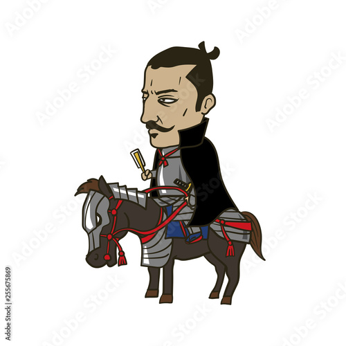 イラスト 日本の戦国時代 織田信長 Stock Vector Adobe Stock