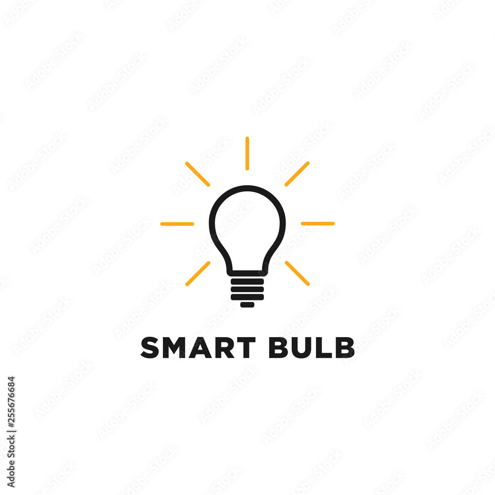 bulb logo vector design template bulb logo vector design template