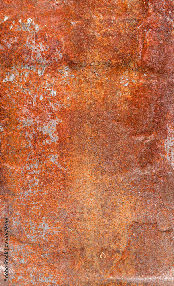 Rusty surface in old iron plate Rusty surface in old iron plate