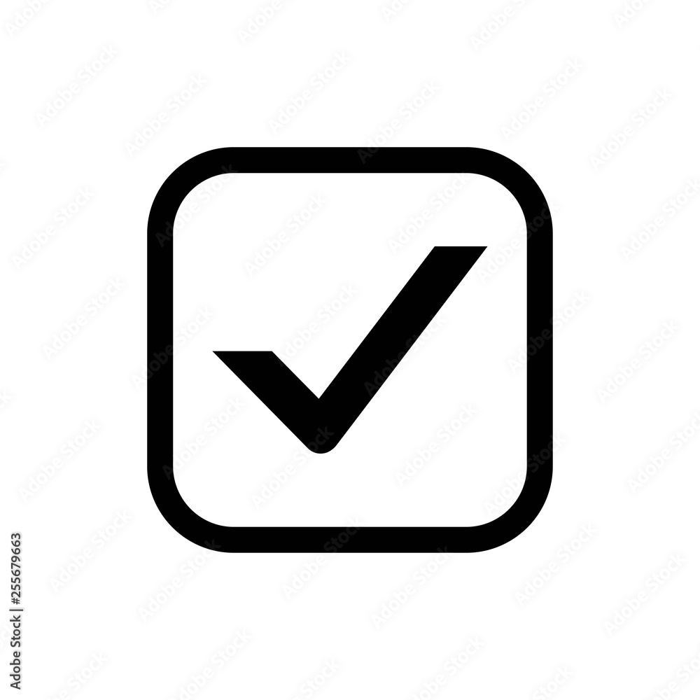 check mark icon vector design template check mark icon vector design template