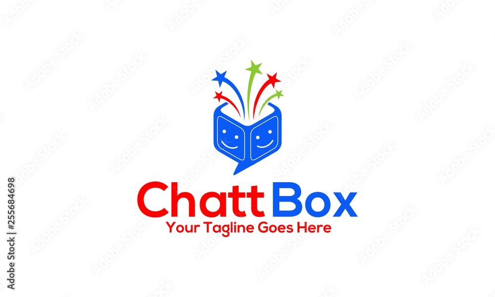 Obraz premium Chat Box Logo