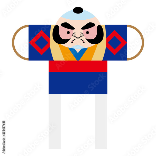 奴凧のイラスト