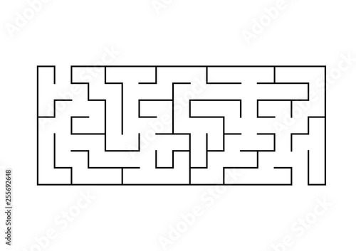 Abstact labyrinth. Game for kids. Puzzle for children. Maze conundrum. Vector illustration