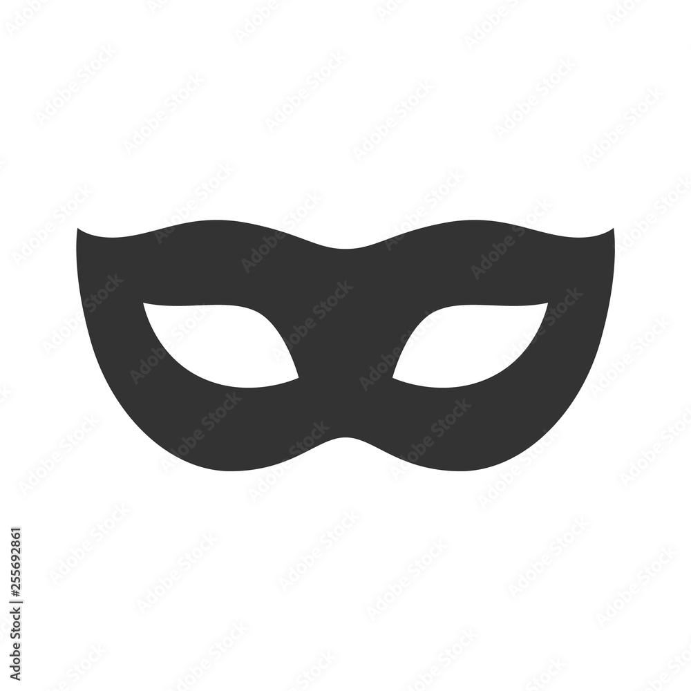 Carnaval black mask background isolated on white background. Modern concept Carnaval black mask background isolated on white background. Modern concept