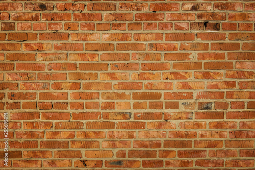 Brick wall. Brick texture. Brown brick wall. Brick background. Red wall texture background