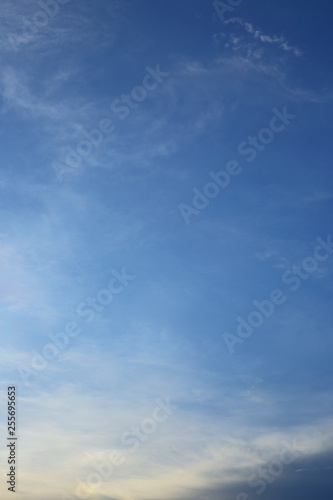 white cloud on clear blue sky background