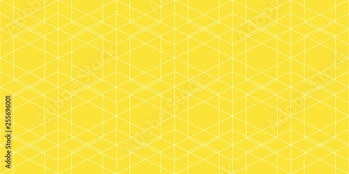 Background pattern seamless geometric abstract yellow color vector. Summer background design.
