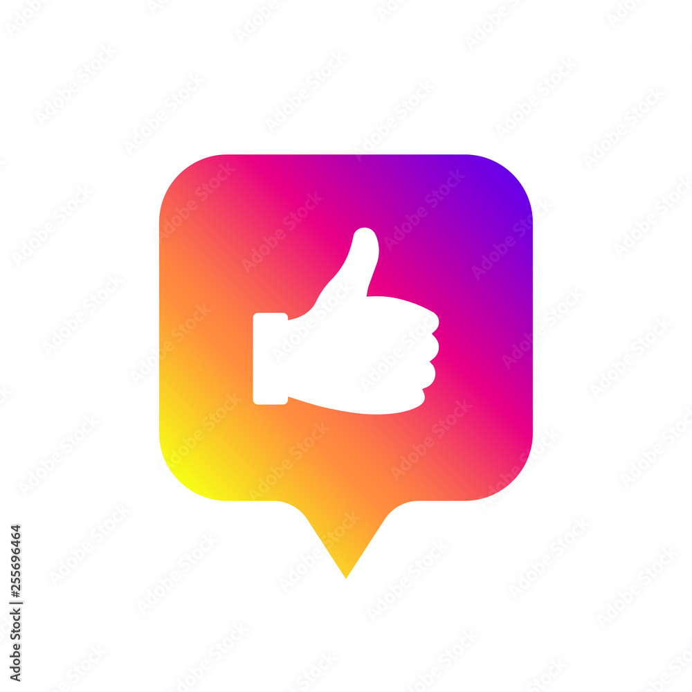 Social media modern like sign, gradient color. Like button, icon, symbol, ui, app, web. Vector illustration. EPS 10. Social media modern like sign, gradient color. Like button, icon, symbol, ui, app, web. Vector illustration. EPS 10.