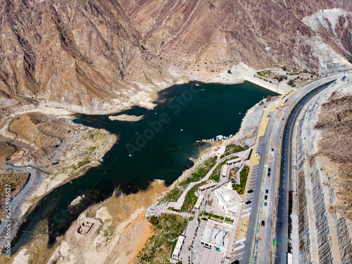 Al Rafisah Dam in Khor Fakkan in the United Arab Emirates photo