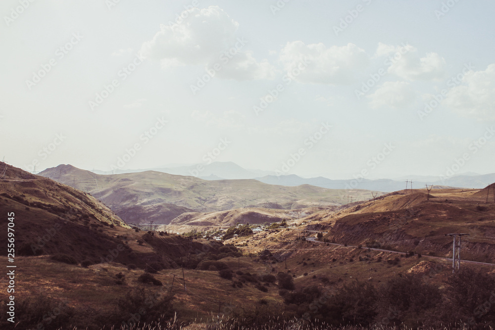 Orange Valley in the mountains of Armenia