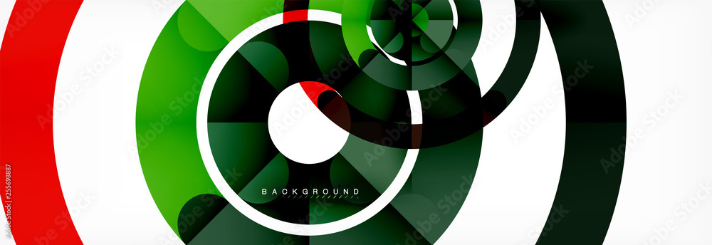 Circular lines design background Circular lines design background