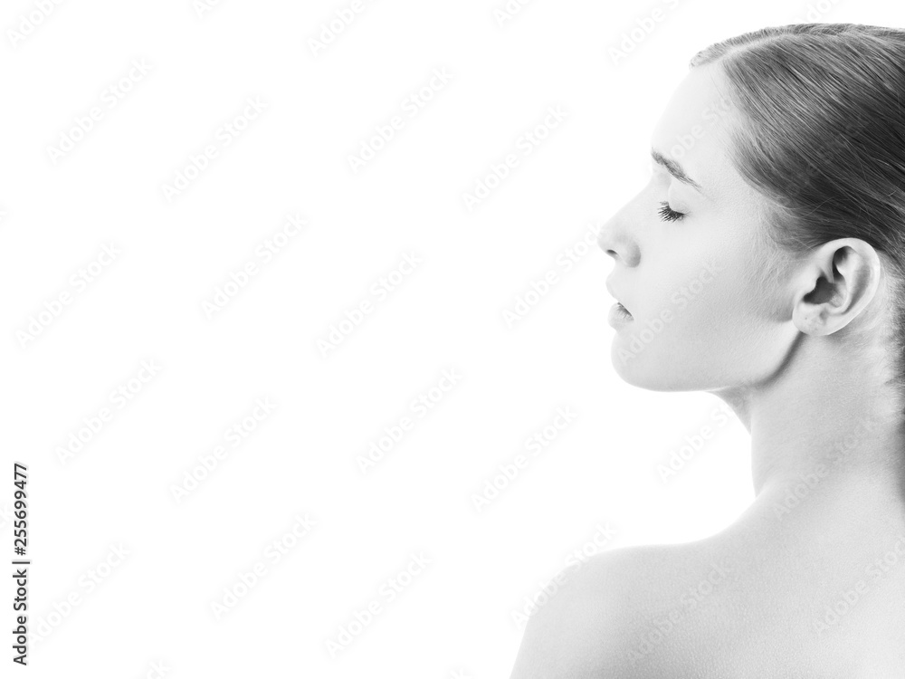 Fototapeta premium beautiful woman profile