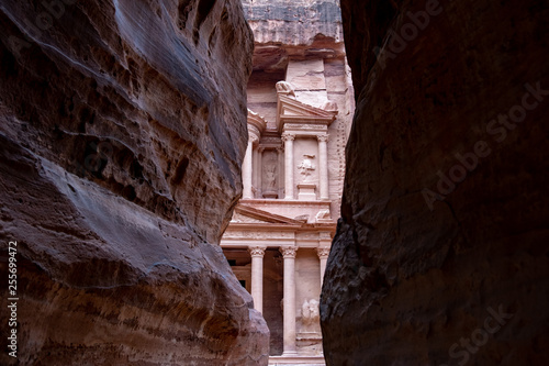 Wonderful Petra Treasury in Jordan