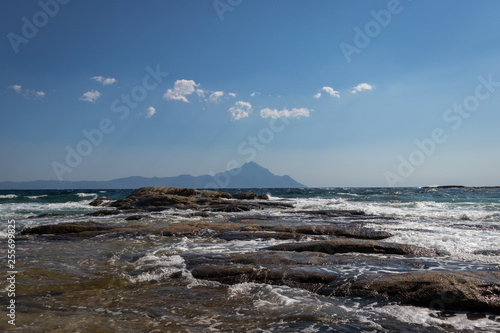 Ausblick auf den Berg Athos