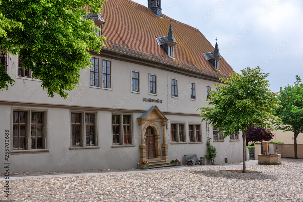 Stadtbibliothek in Rudolstadt, Thüringen, Deutschland