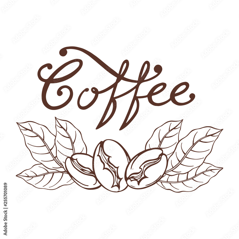 Fototapeta premium logo coffee