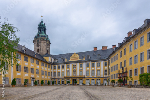 Innenhof Schloss Heidecksburg in Rudolstadt, Thüringen, Deutschland