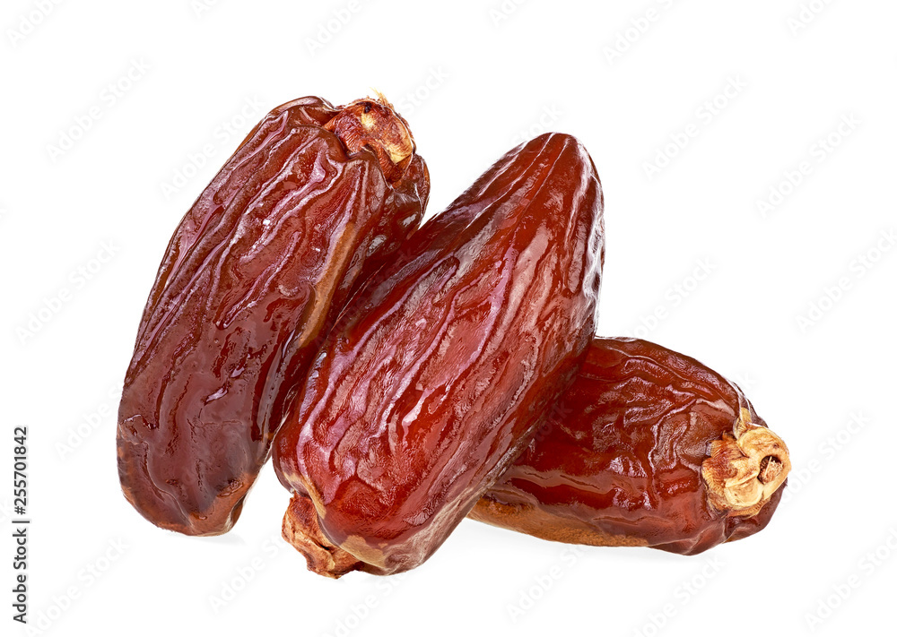 Dates fruit isolated on a white background Dates fruit isolated on a white background