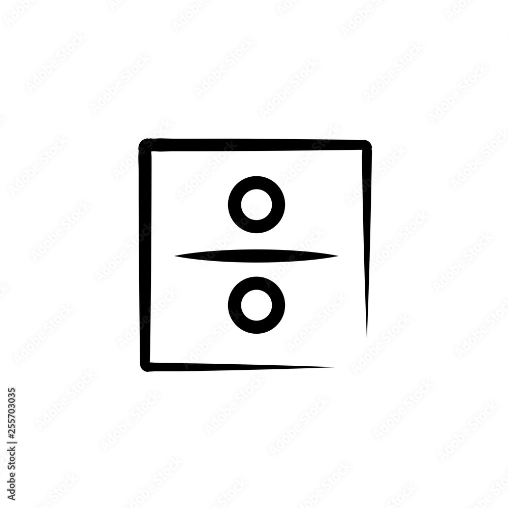 Division sign outline icon. linear style sign for mobile concept and web design. Arithmetic divide simple line vector icon. Math symbol, logo illustration. Pixel perfect vector graphics Division sign outline icon. linear style sign for mobile concept and web design. Arithmetic divide simple line vector icon. Math symbol, logo illustration. Pixel perfect vector graphics