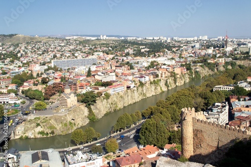 Obraz na płótnie view of the city Tbilisi w salonie