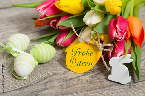 Osterkarte-Frohe Ostern