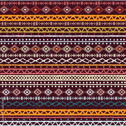 Ethnic boho, aztec seamless pattern
