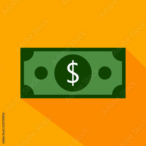 Dollar flat icon