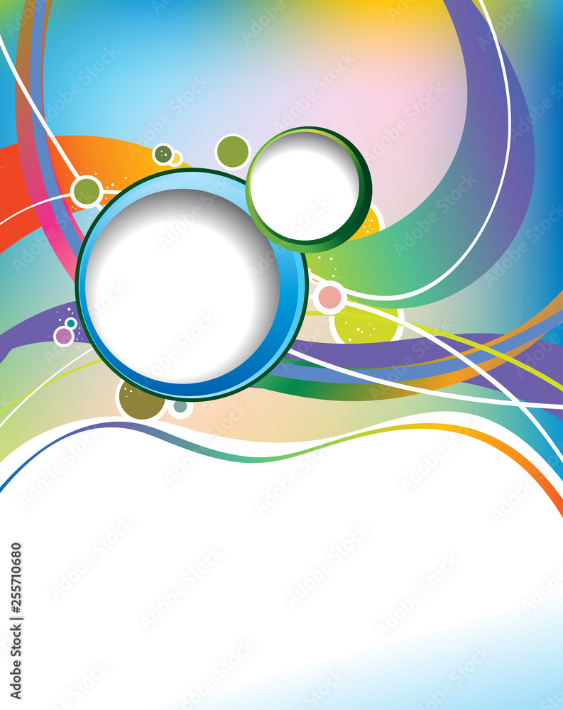 Brochure design content background, illustration