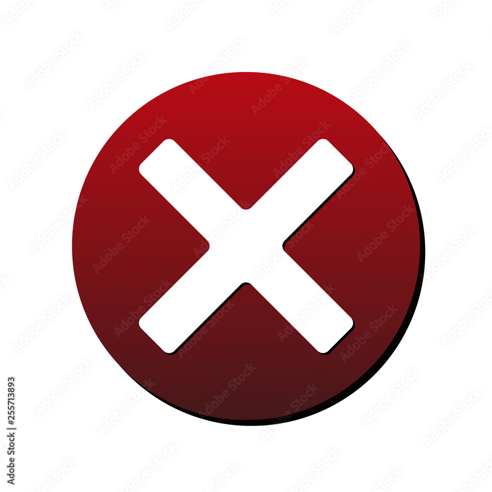 Cancel X-Cross round icon. Vector illustration style is flat iconic bicolor symbol, white and intensive red colors, transparent background. Cancel X-Cross round icon. Vector illustration style is flat iconic bicolor symbol, white and intensive red colors, transparent background.