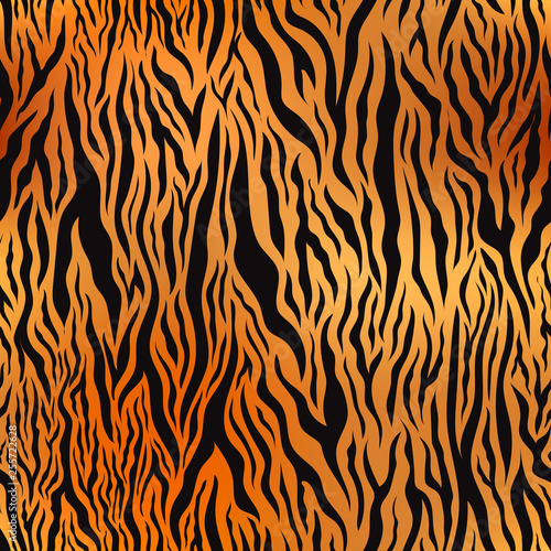 Bright colour tiger skin, seamless pattern