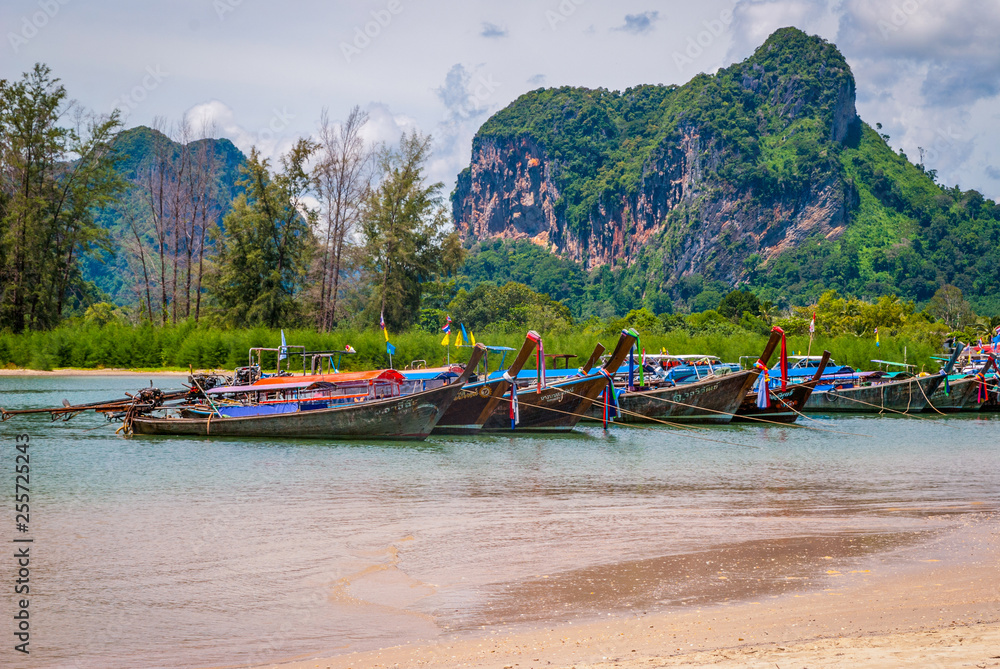 Thai boats, Krabi