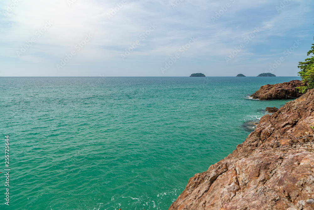The surroundings of Lonely Beach, Koh Chang Island. Thailand.