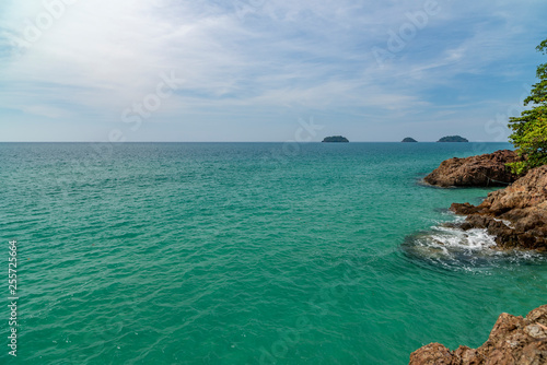 The surroundings of Lonely Beach, Koh Chang Island. Thailand.