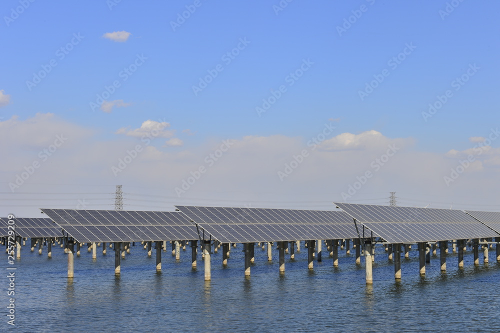Solar panels green energy