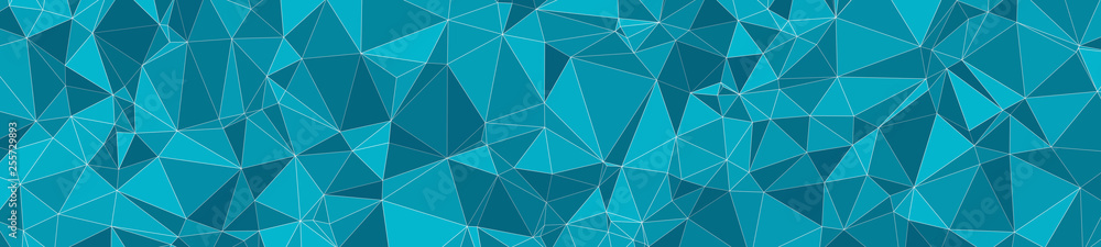 Obraz premium Triangular creative wide illustration background