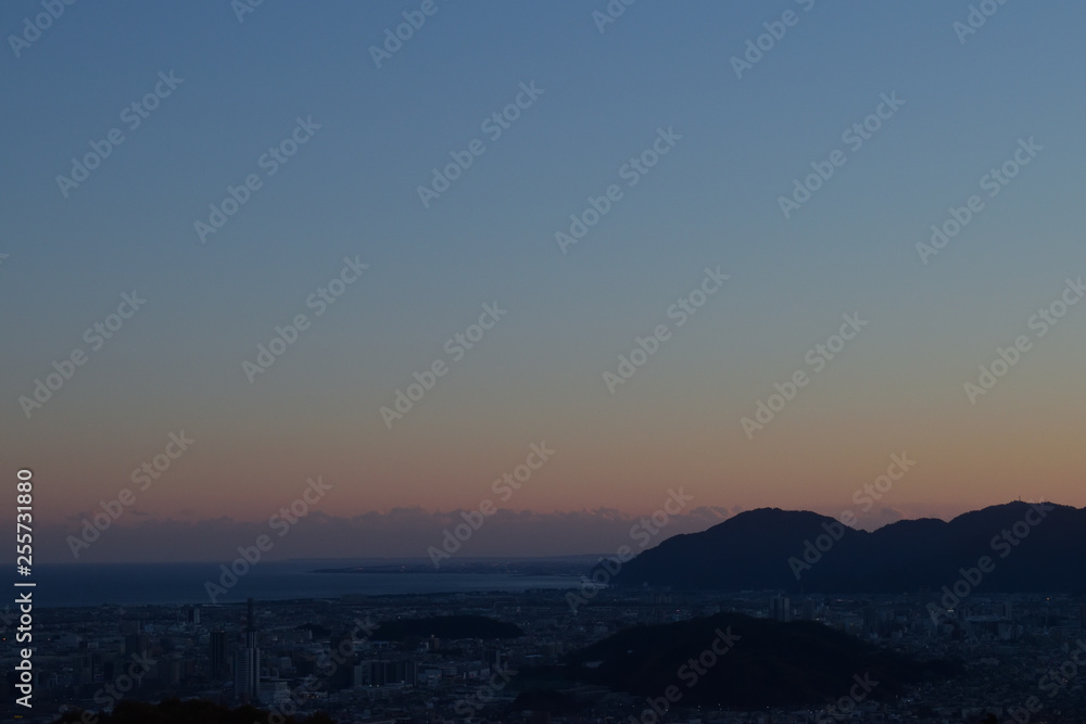 静岡市　夕焼け