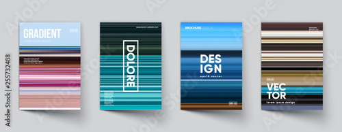 Abstract gradient covers set. Eps10 vector.