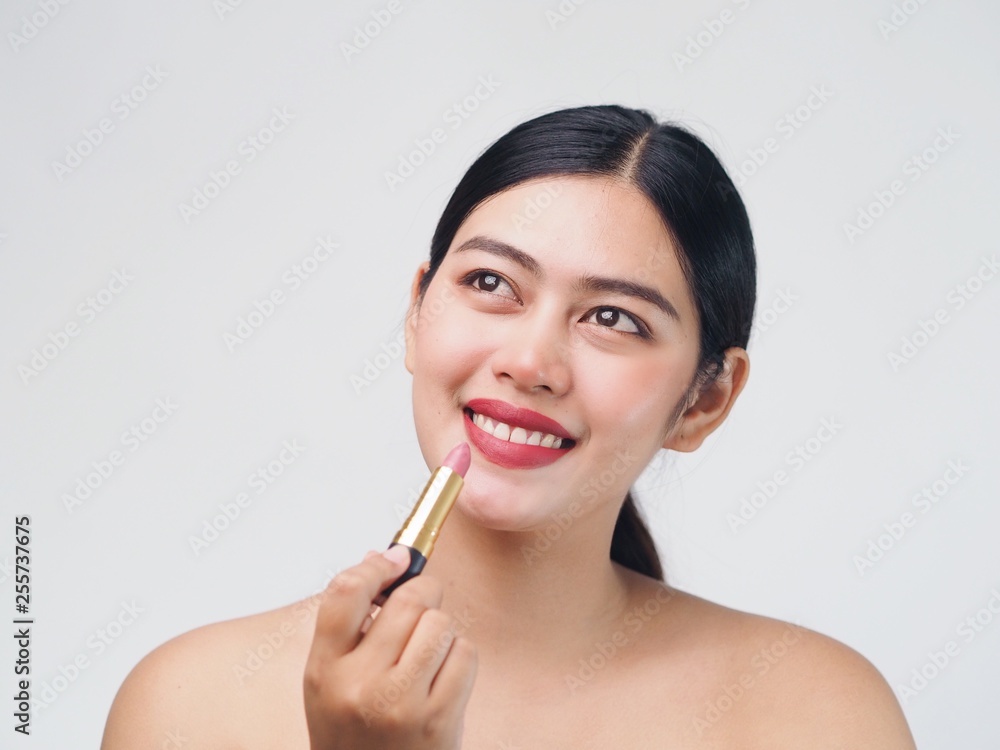 Portrait Beautiful Asian Woman with good healthy skin,beauty and cosmetic concept. Portrait Beautiful Asian Woman with good healthy skin,beauty and cosmetic concept.