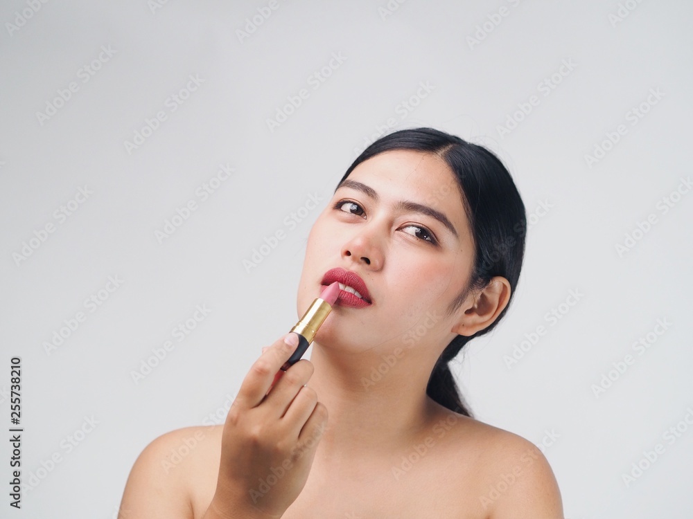Portrait Beautiful Asian Woman with good healthy skin,beauty and cosmetic concept. Portrait Beautiful Asian Woman with good healthy skin,beauty and cosmetic concept.
