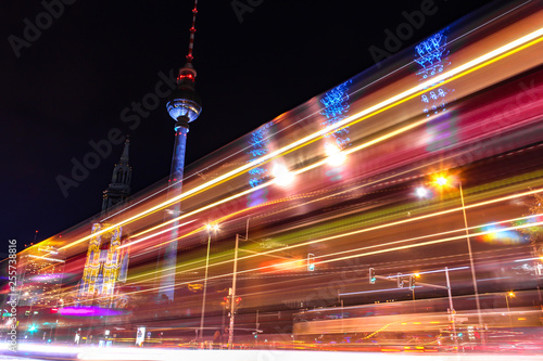 Canvas Print light of berlin