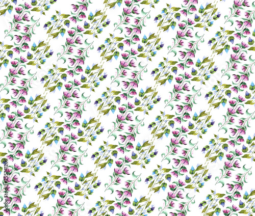 seamless floral pattern with flowers