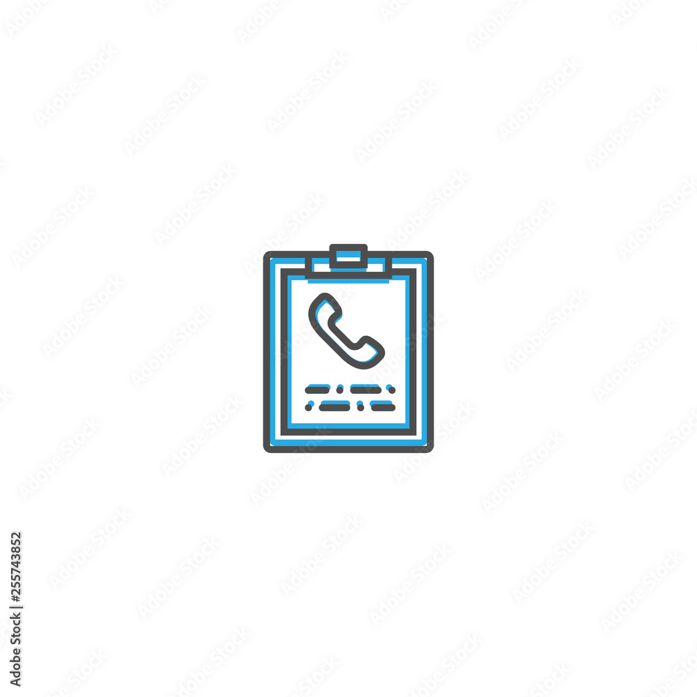 Clipboard icon design. Marketing icon line vector illustration Clipboard icon design. Marketing icon line vector illustration