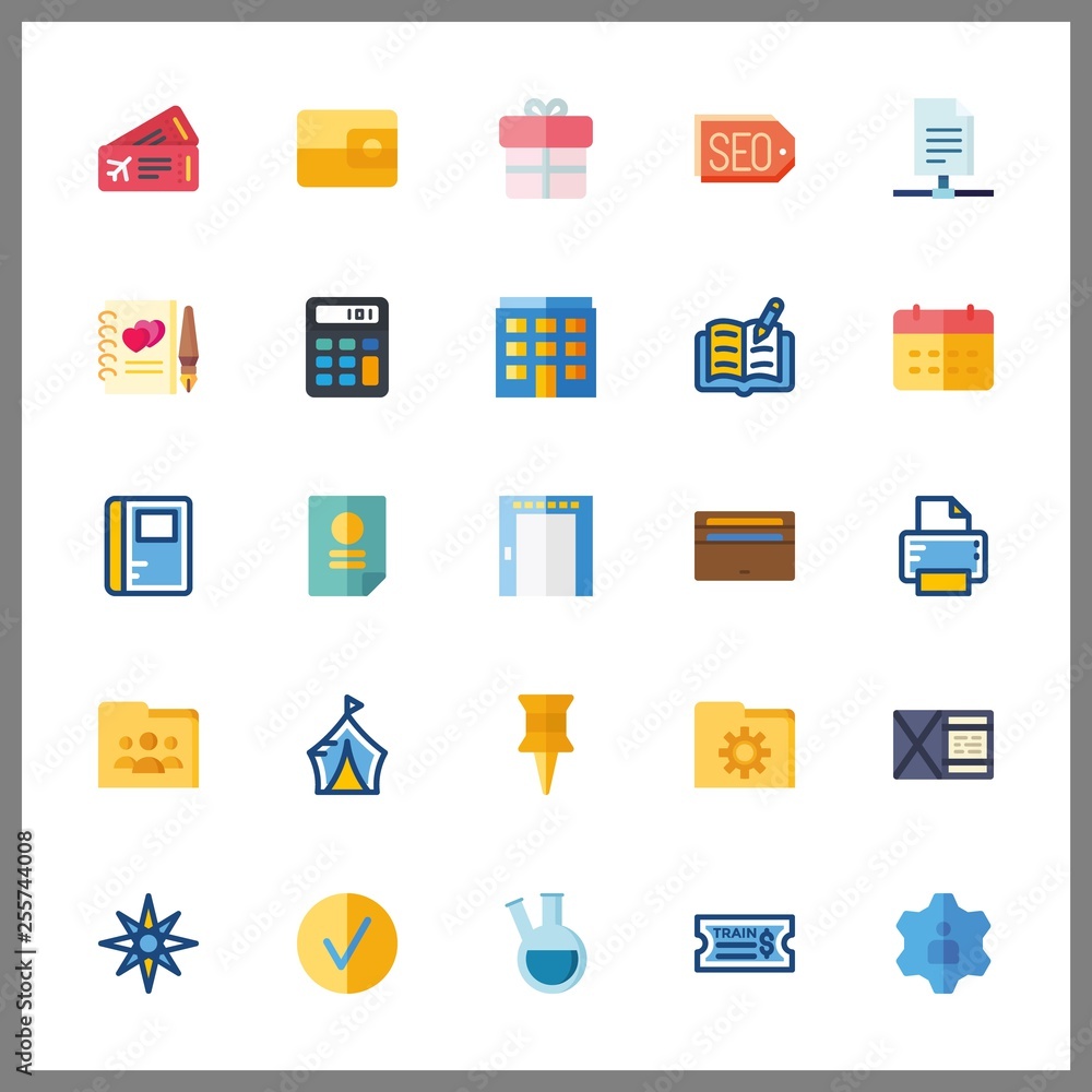 25 paper icon. Vector illustration paper set. up and tent icons for paper works 25 paper icon. Vector illustration paper set. up and tent icons for paper works