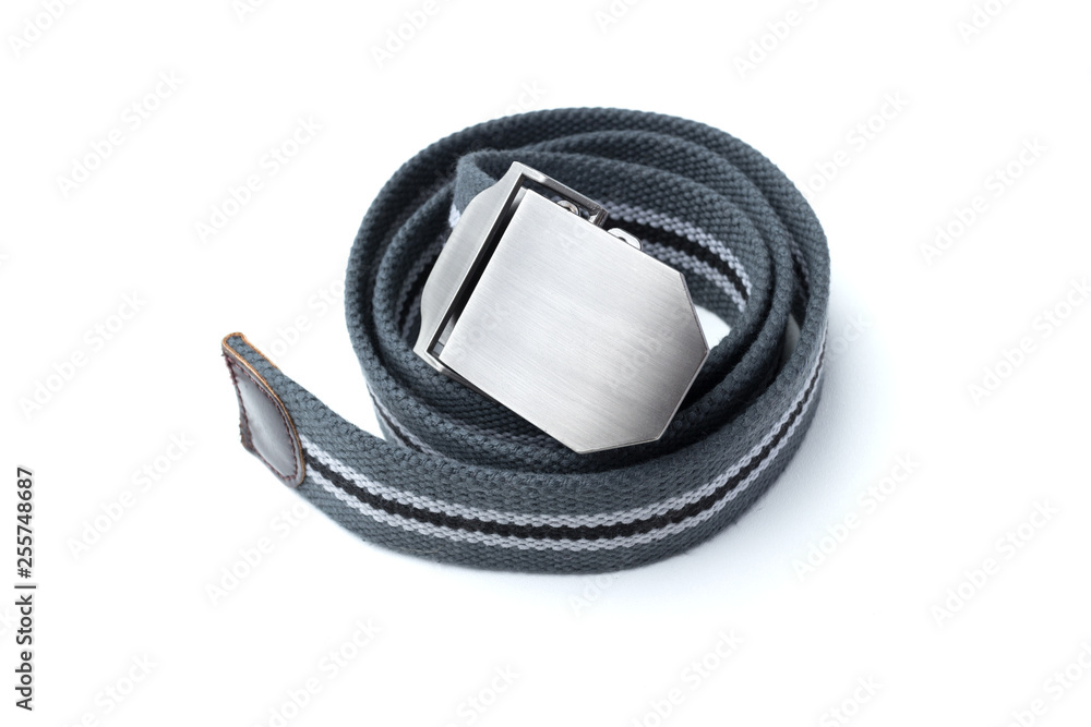 men's belt isolated on white background. Classic style of fashion belt. men's belt isolated on white background. Classic style of fashion belt.