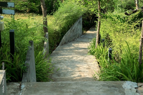 Stairs down the corridor