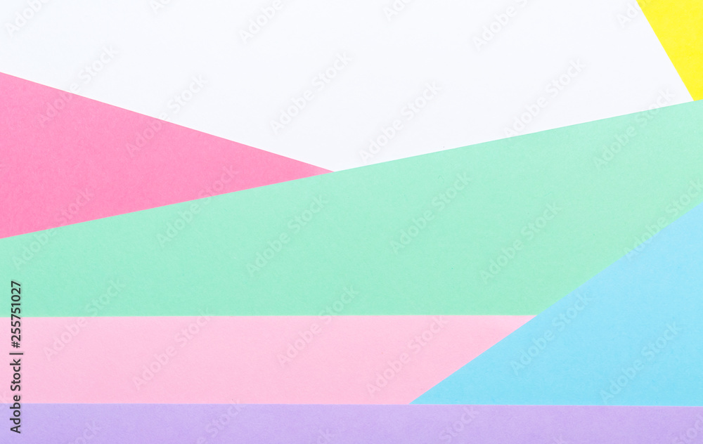 Abstract geometric pattern background with pastel paper Abstract geometric pattern background with pastel paper