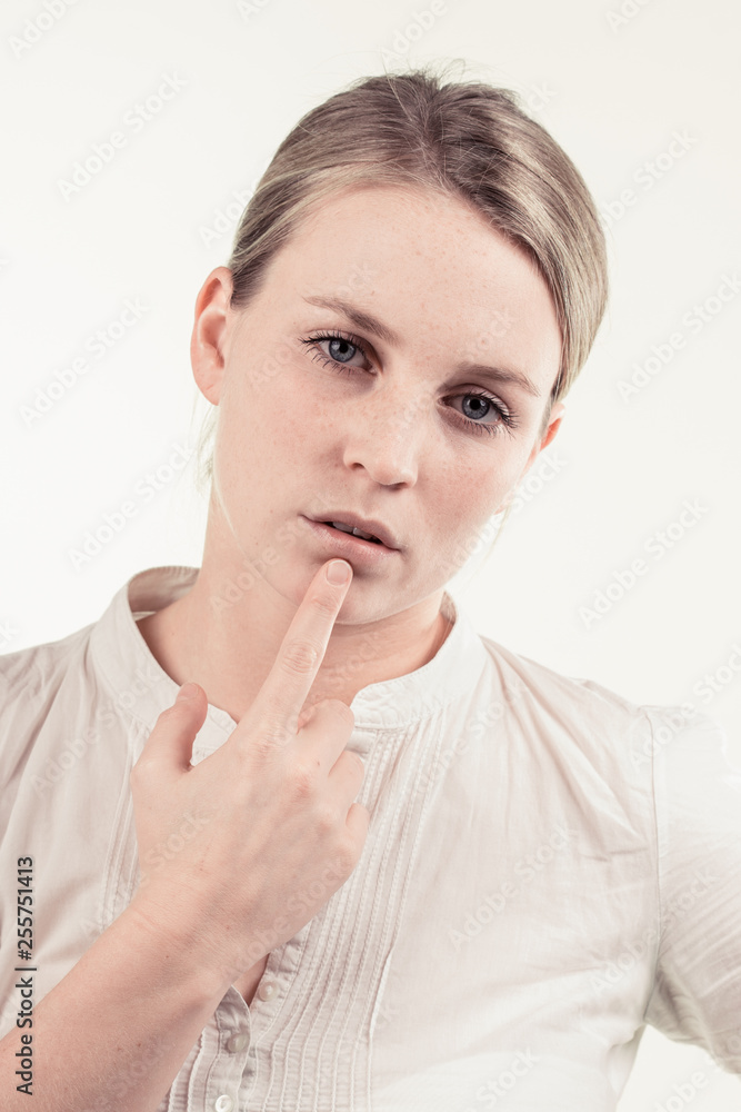 a girl is very positive a girl is very positive