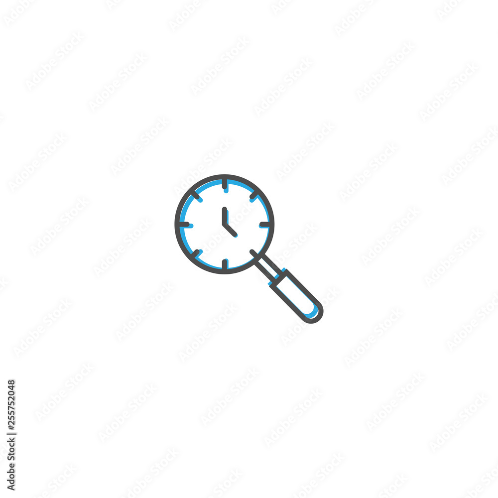 Search icon design. Marketing icon line vector illustration Search icon design. Marketing icon line vector illustration