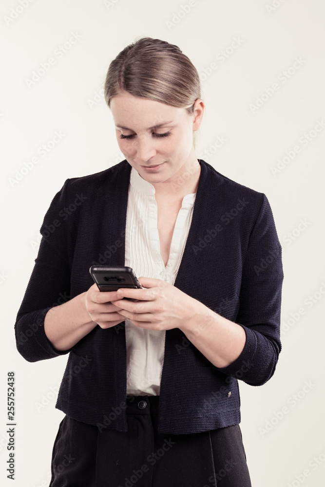a successful business girl in a office a successful business girl in a office